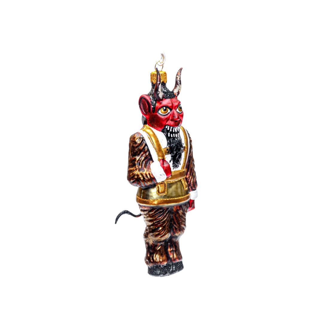 PRE-ORDER Gold Krampus Ornament