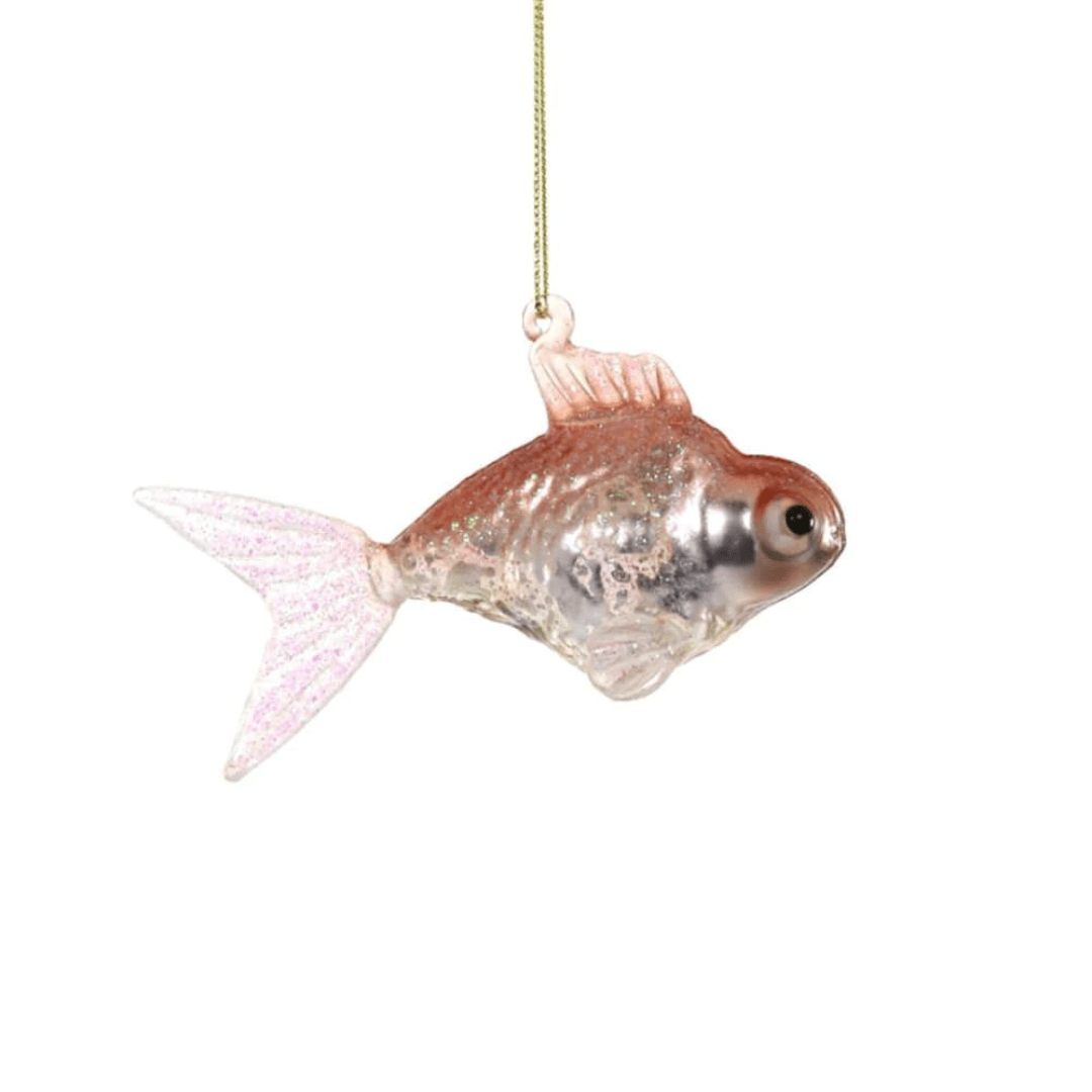 Goldfish Glass Ornament