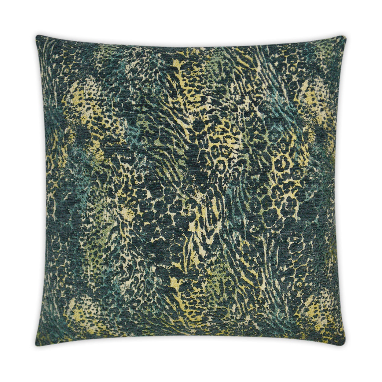 Green Animal Print Pillow