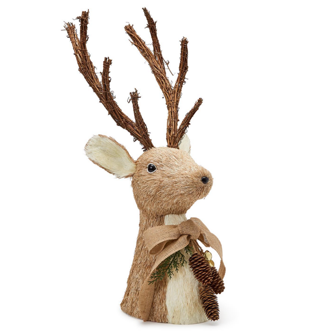 Hand-Crafted Holiday Deer Decor