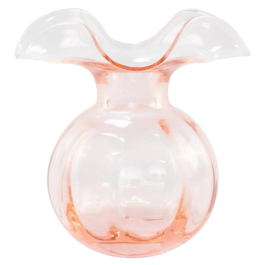 Hibiscus Glass, Pink  -Bud Vase