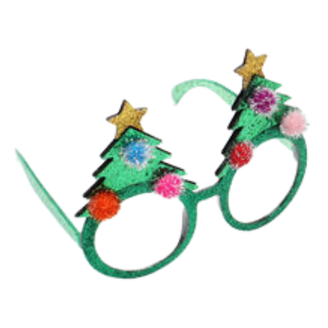 PRE-ORDER Holiday Glasses, Christmas Tree
