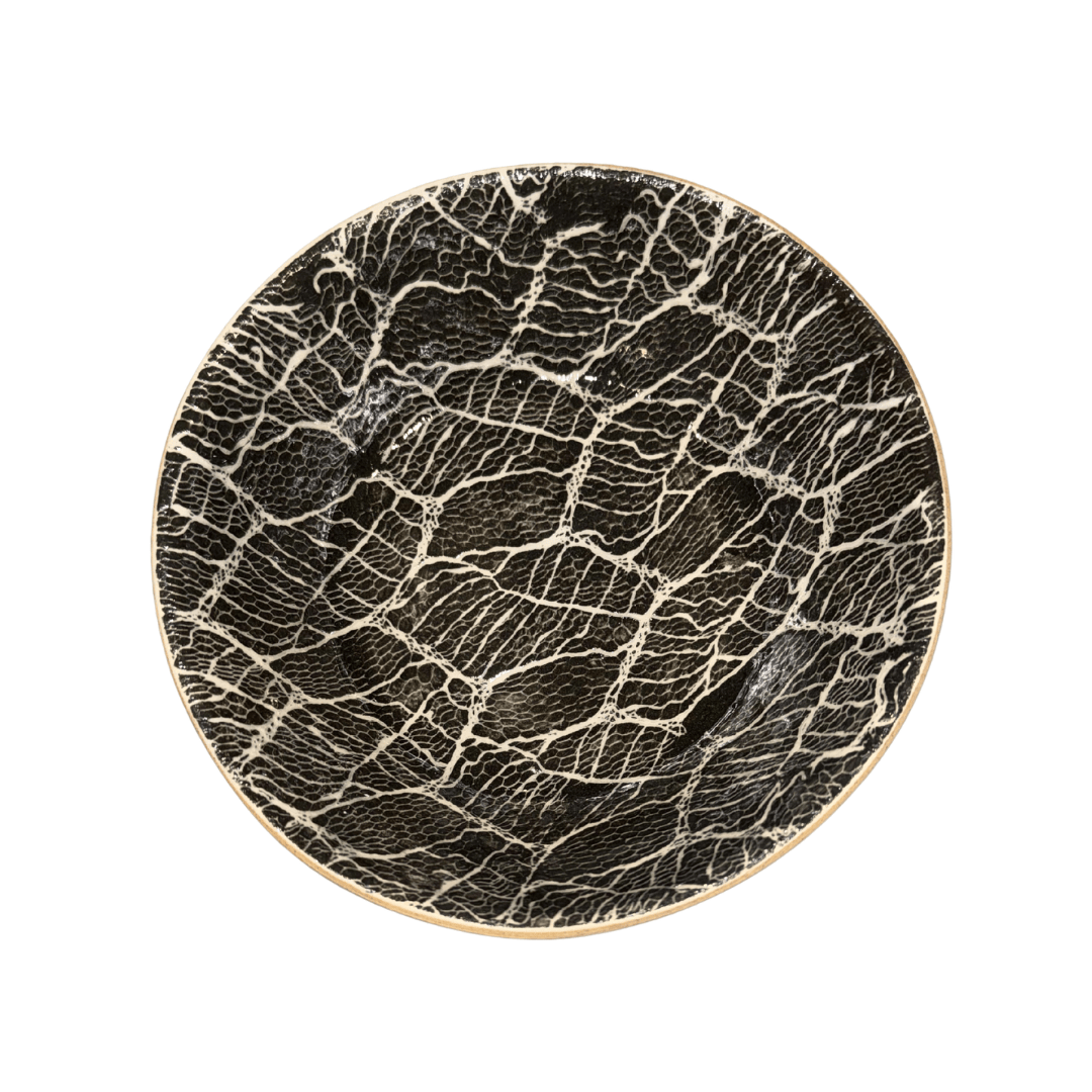 Ice Cream Bowl / Foliage Black