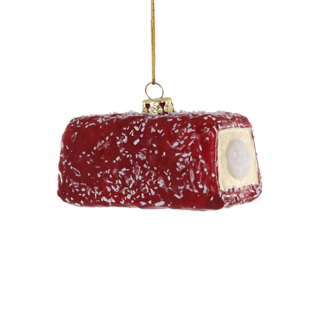 Iced Raspberry Cake Ornament