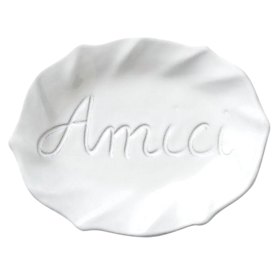 Incanto White Ruffle - Amici Plate