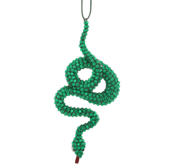 Jeweled Coral Snake Ornament