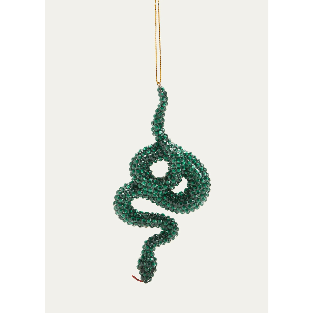 Bejeweled Snake Ornament 2