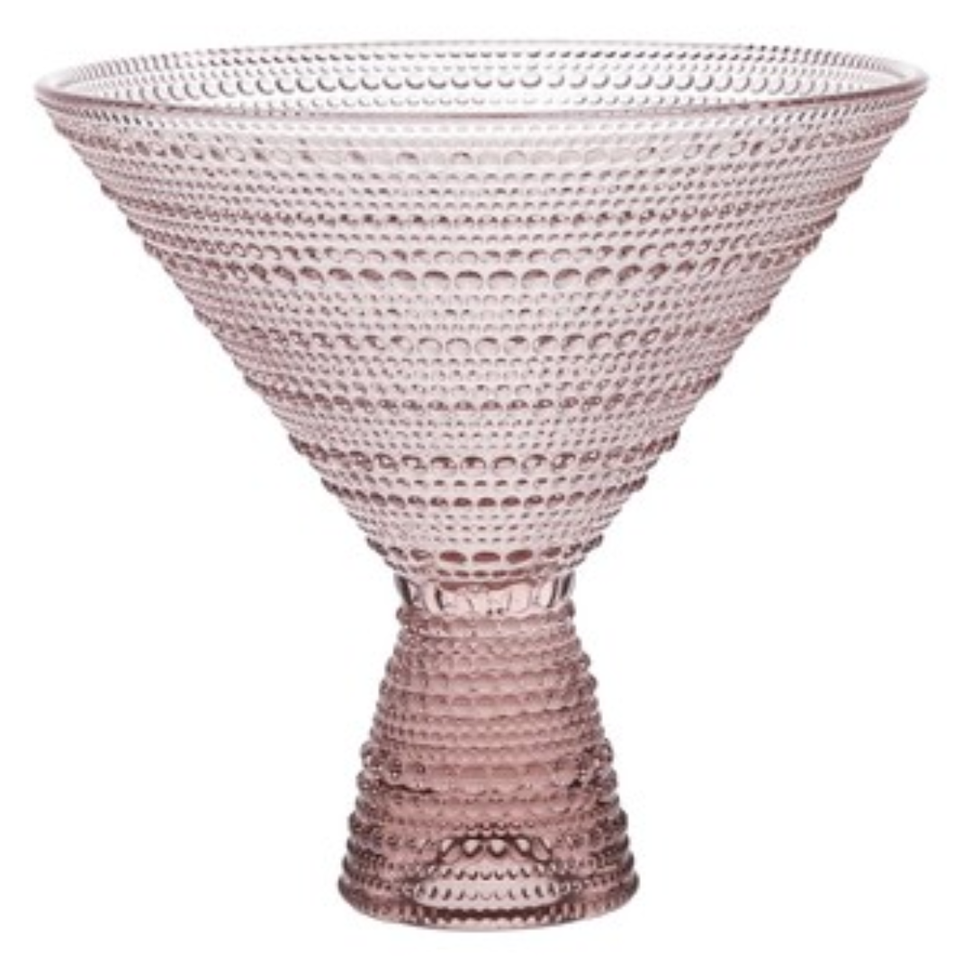 Jupiter Martini Glass, Pink