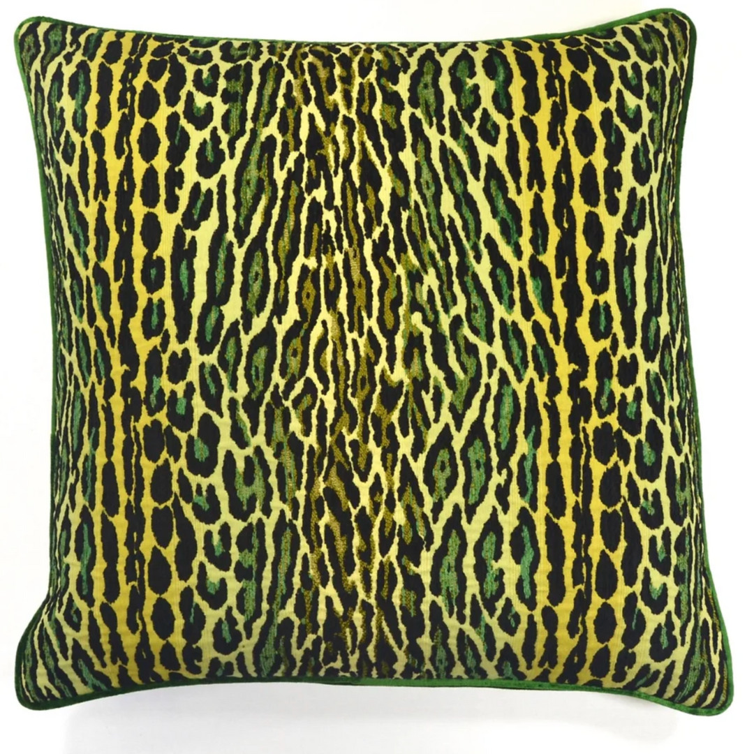 Katswell Pillow, Emerald Woven 22"