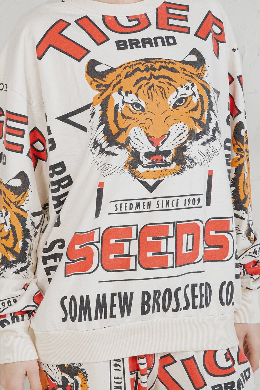 Tiger Cotton Sweatshirt