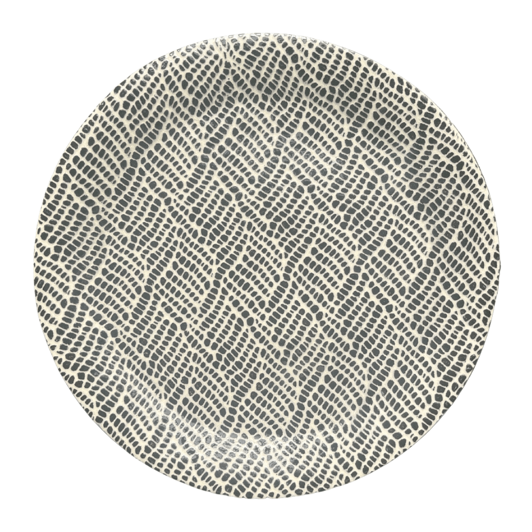 Dinner Plate / Braid Black