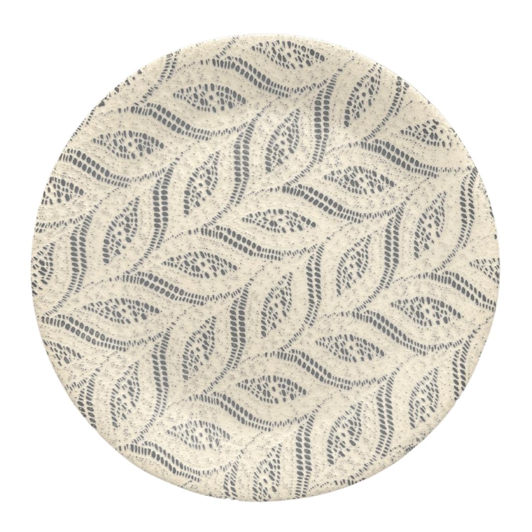 Dinner Plate / Paisley Black