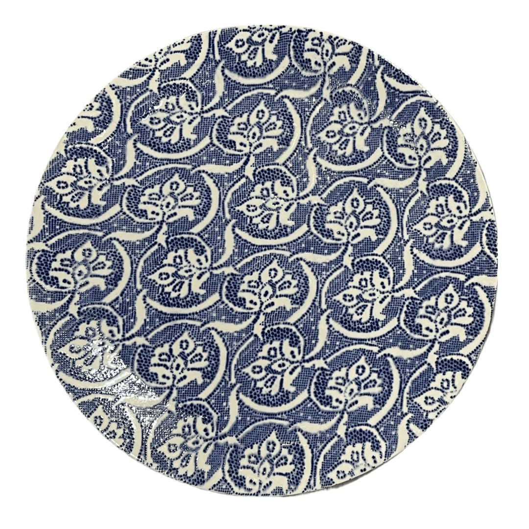 Dinner Plate/ Fleur De Lis Cobalt