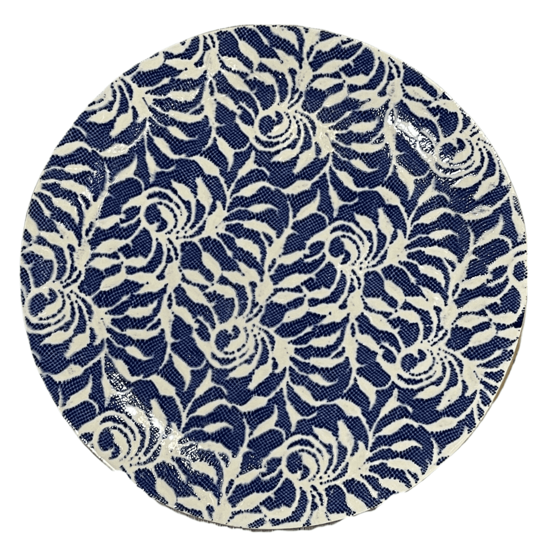 Dinner Plate/ Laurel Cobalt