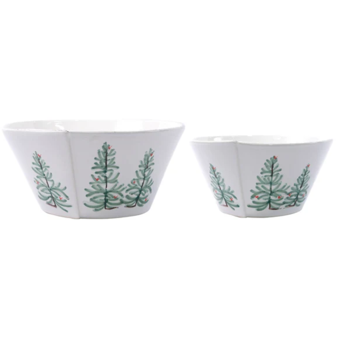 Lastra, Holiday - Two Piece Serving Bowls Set