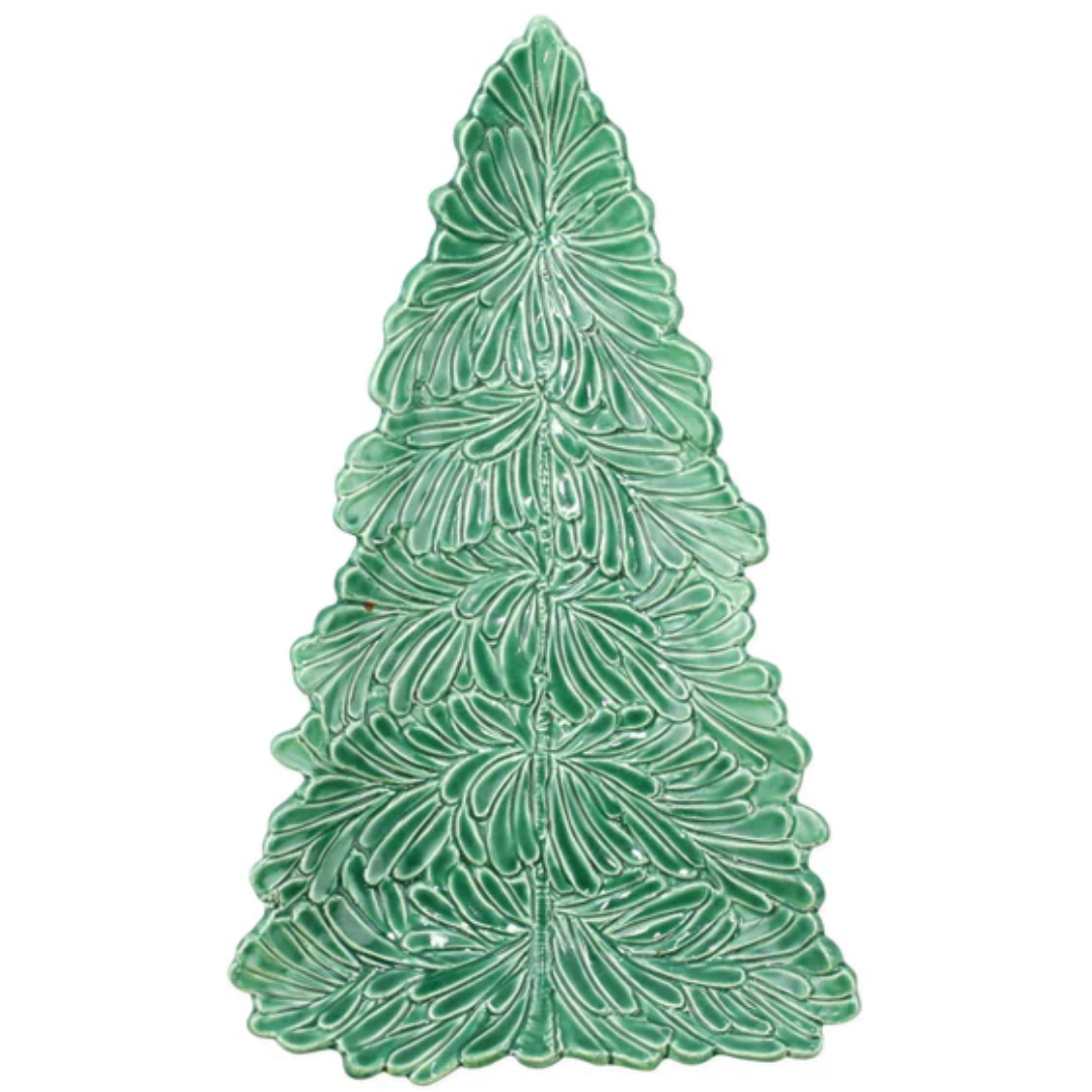 Lastra, Holiday -Figural Tree Small Platter