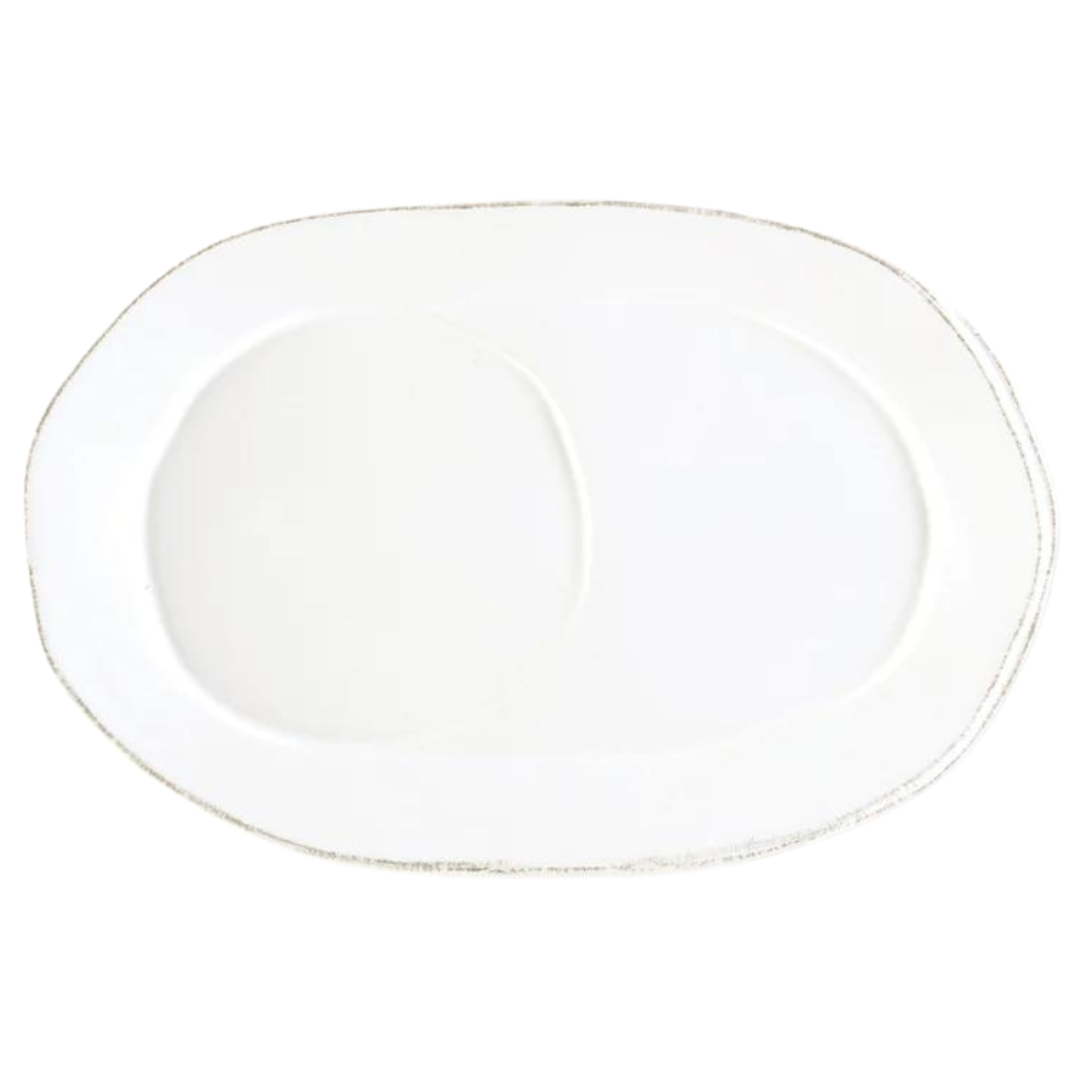 Lastra, White - Oval Tray