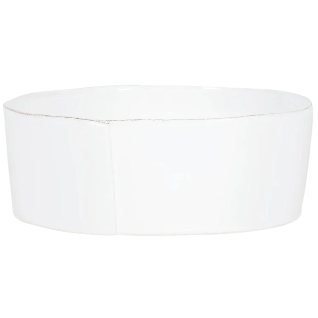 Lastra, White - Serving Bowl: Large