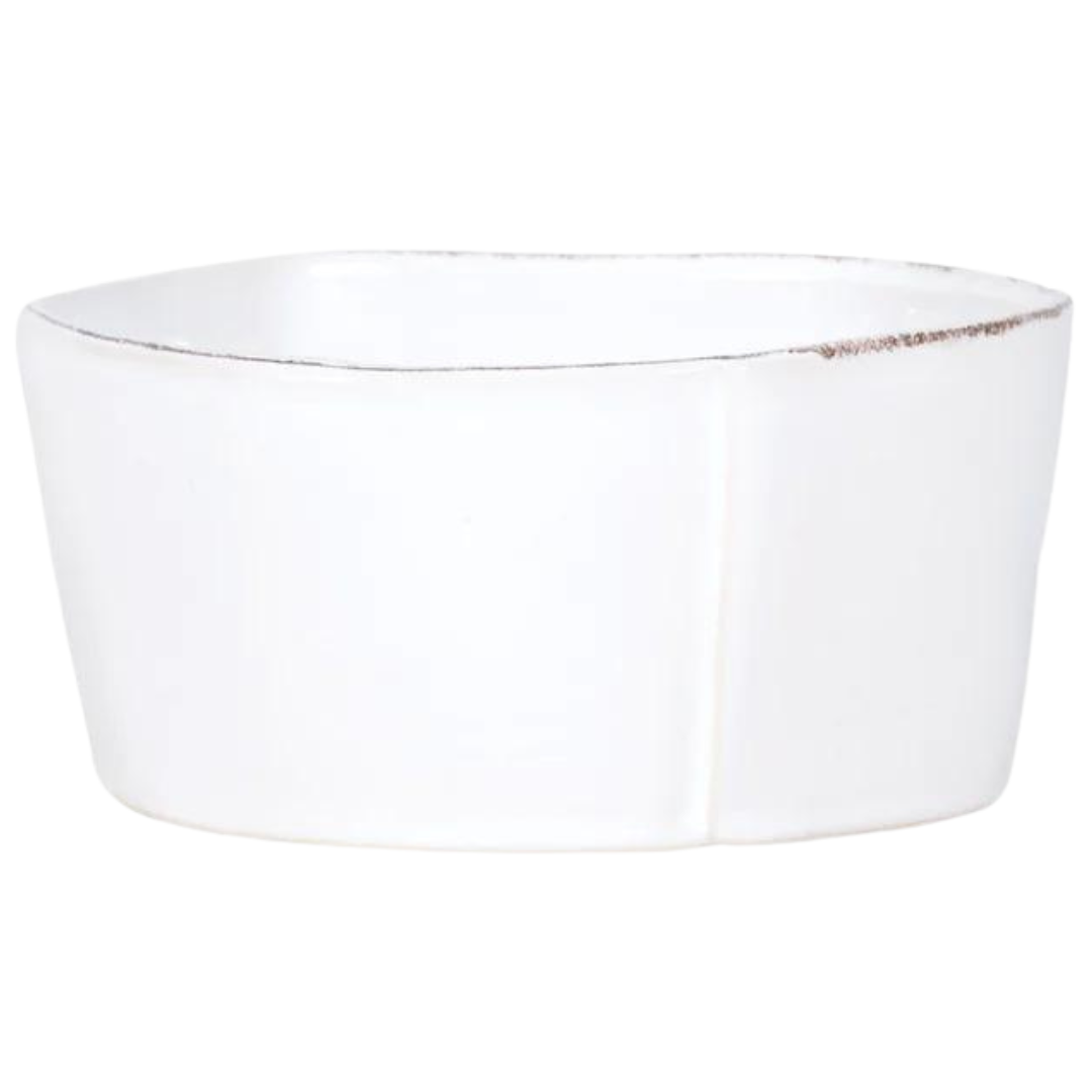 Lastra, White - Serving Bowl: Medium