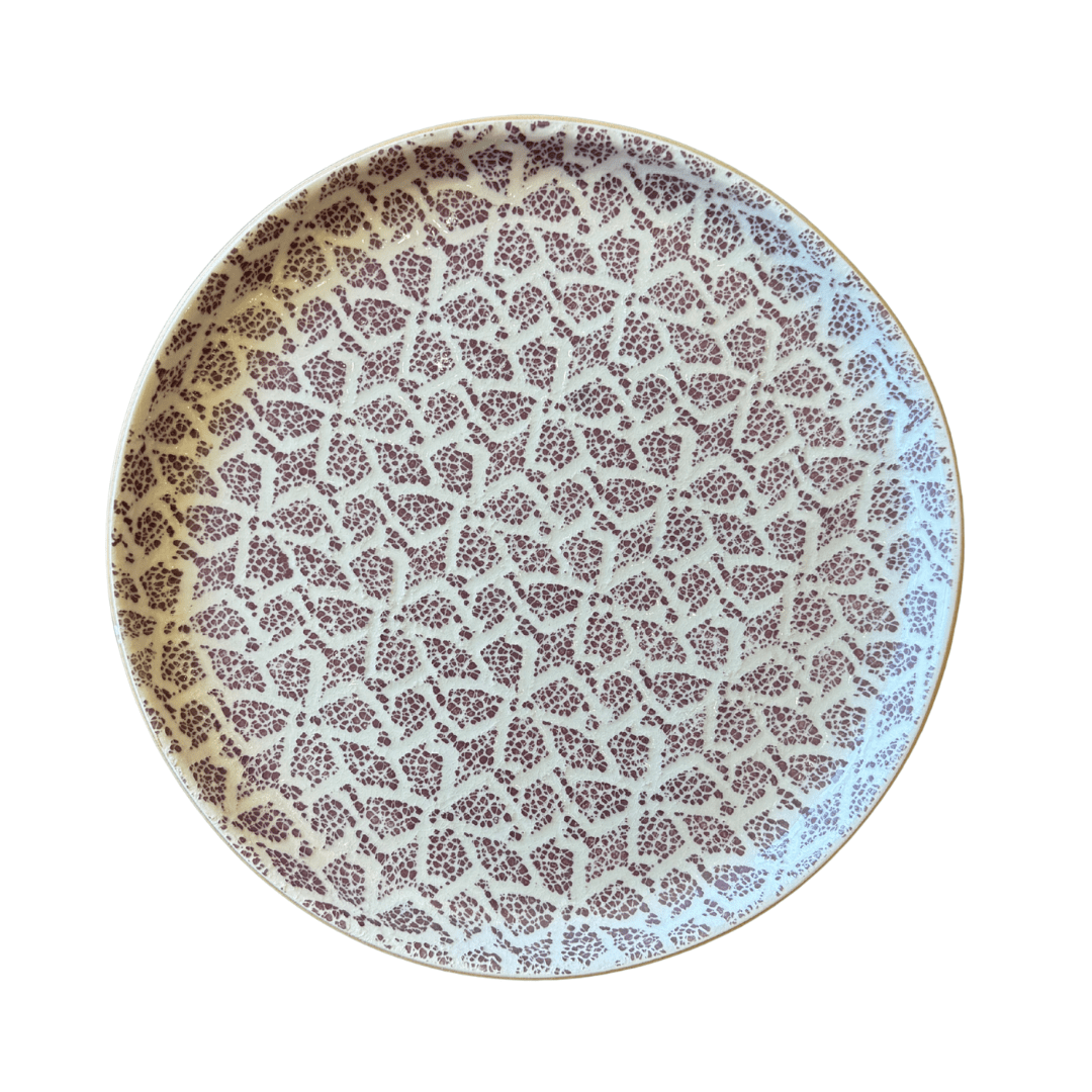 Large Pedestal Cake Stand / Pinwheel Berry