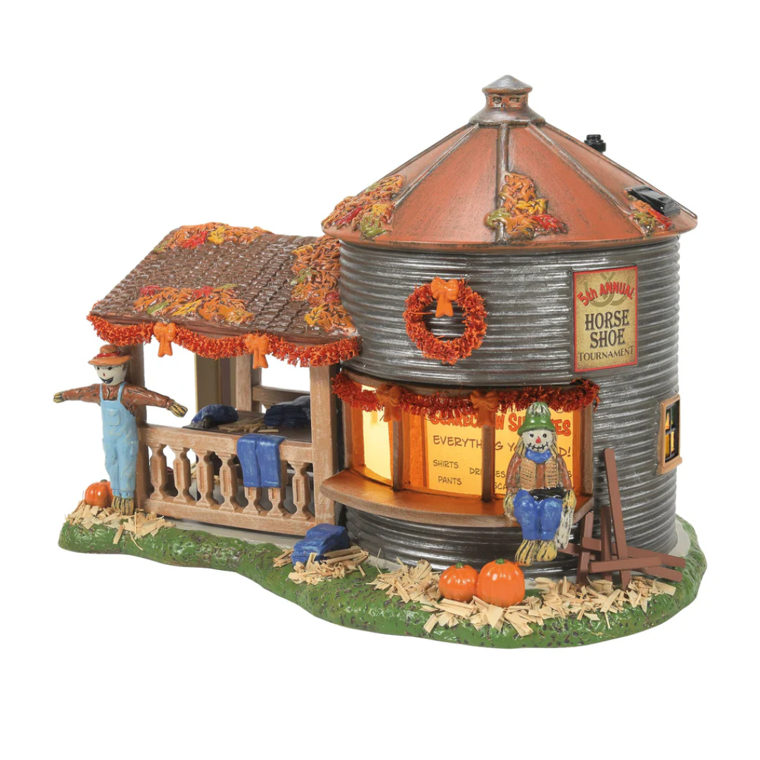 Make & Take Scarecrow Shack Village Figure