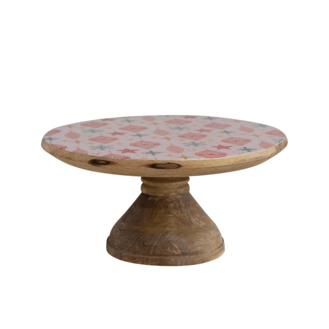 Cake Stand w/ Ornament Pattern