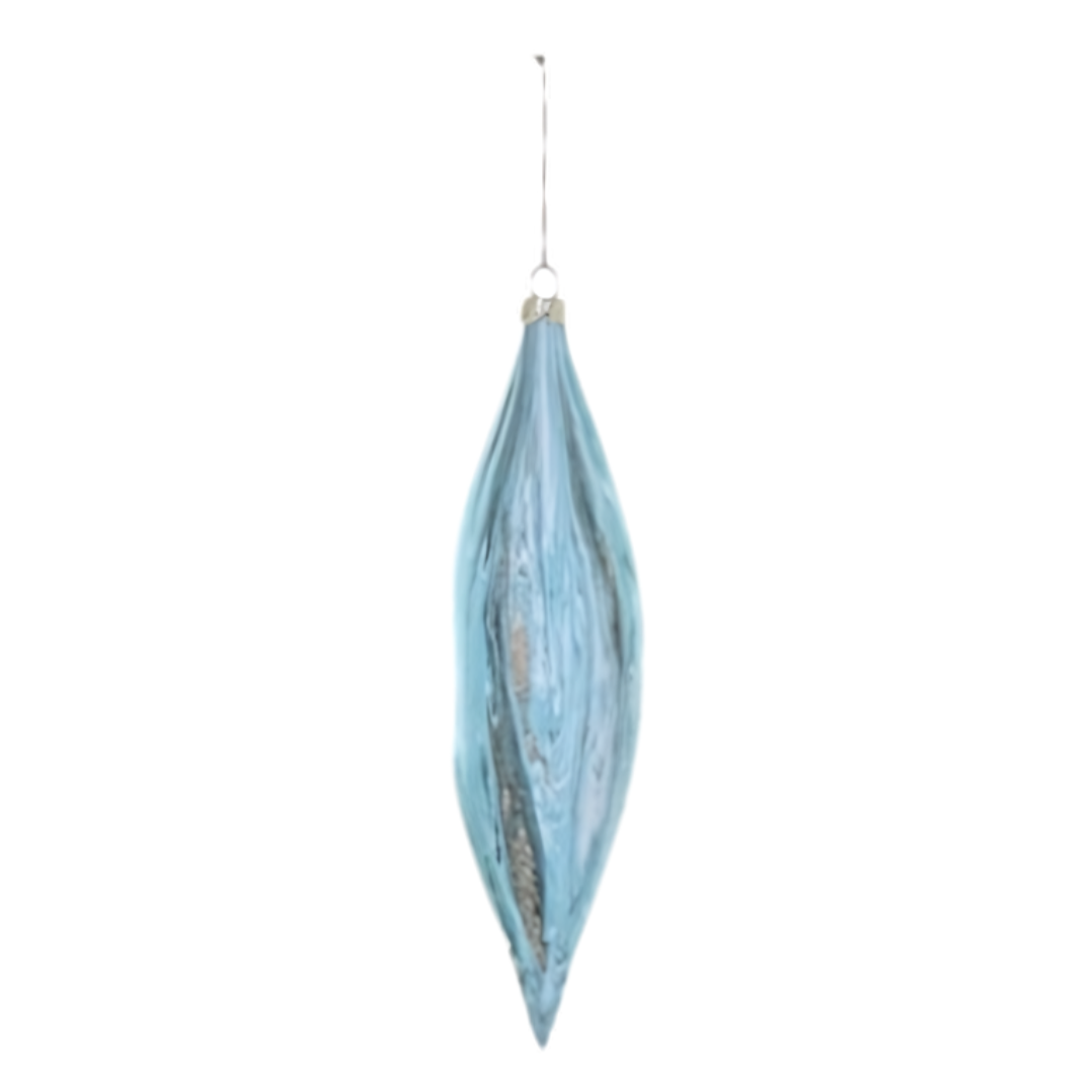 Marbled Spindle Ornament