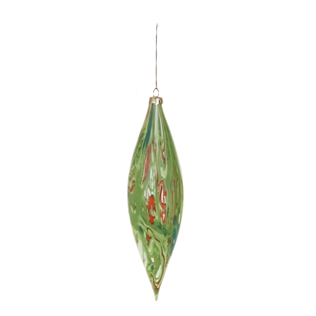 Marbled Spindle Ornament