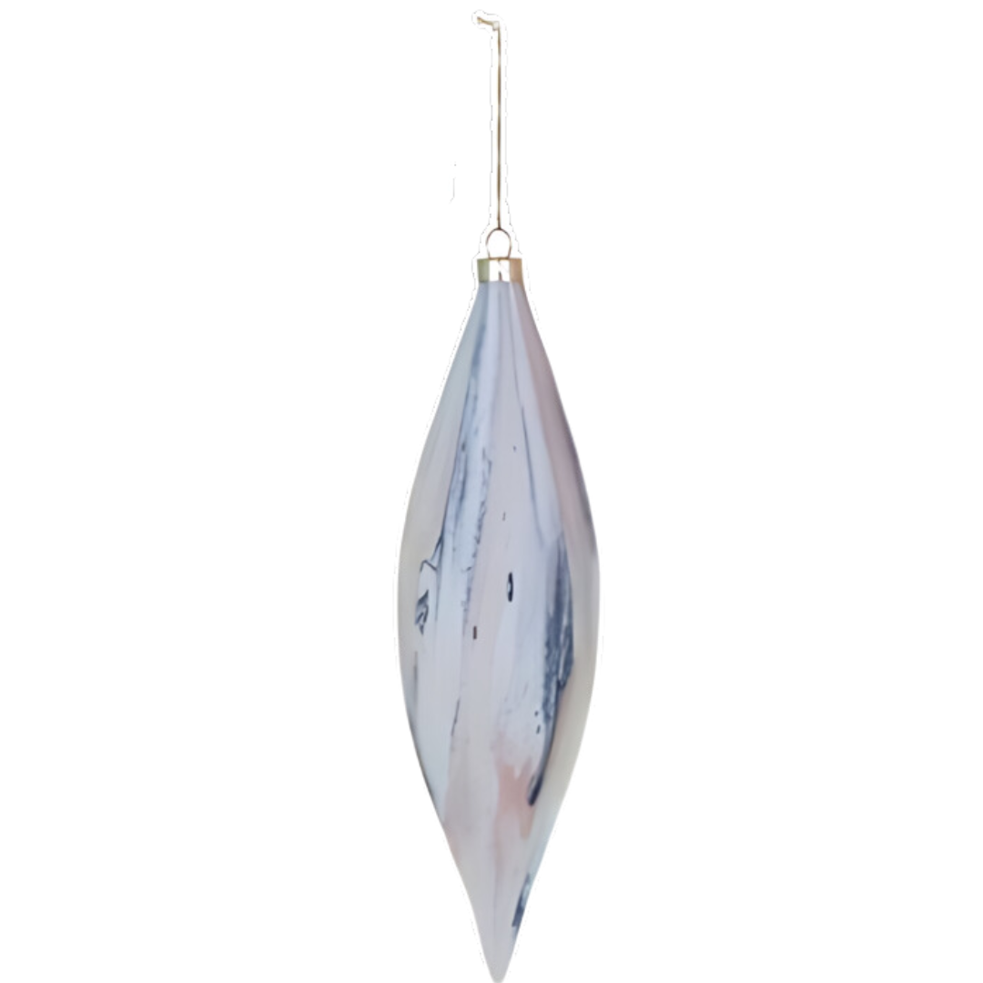 Marbled Spindle Ornament