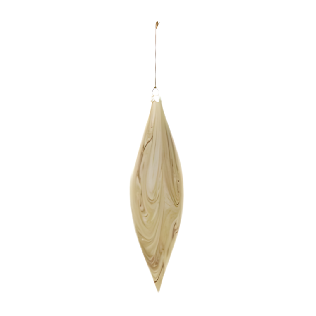 Marbled Spindle Ornament