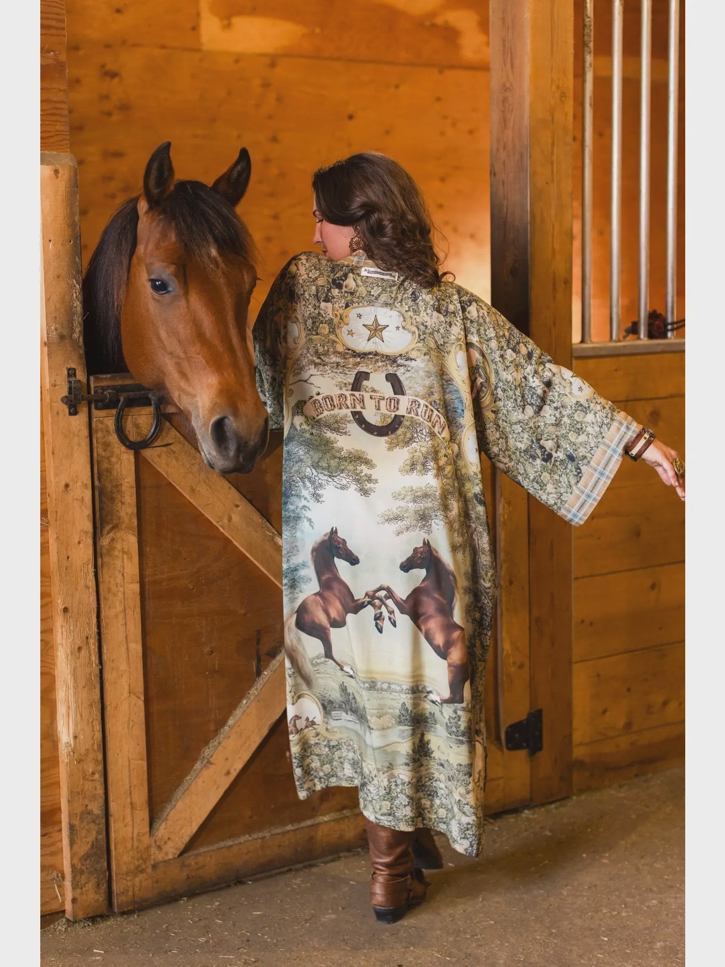 Opera Duster Kimono Robe / Born To Run