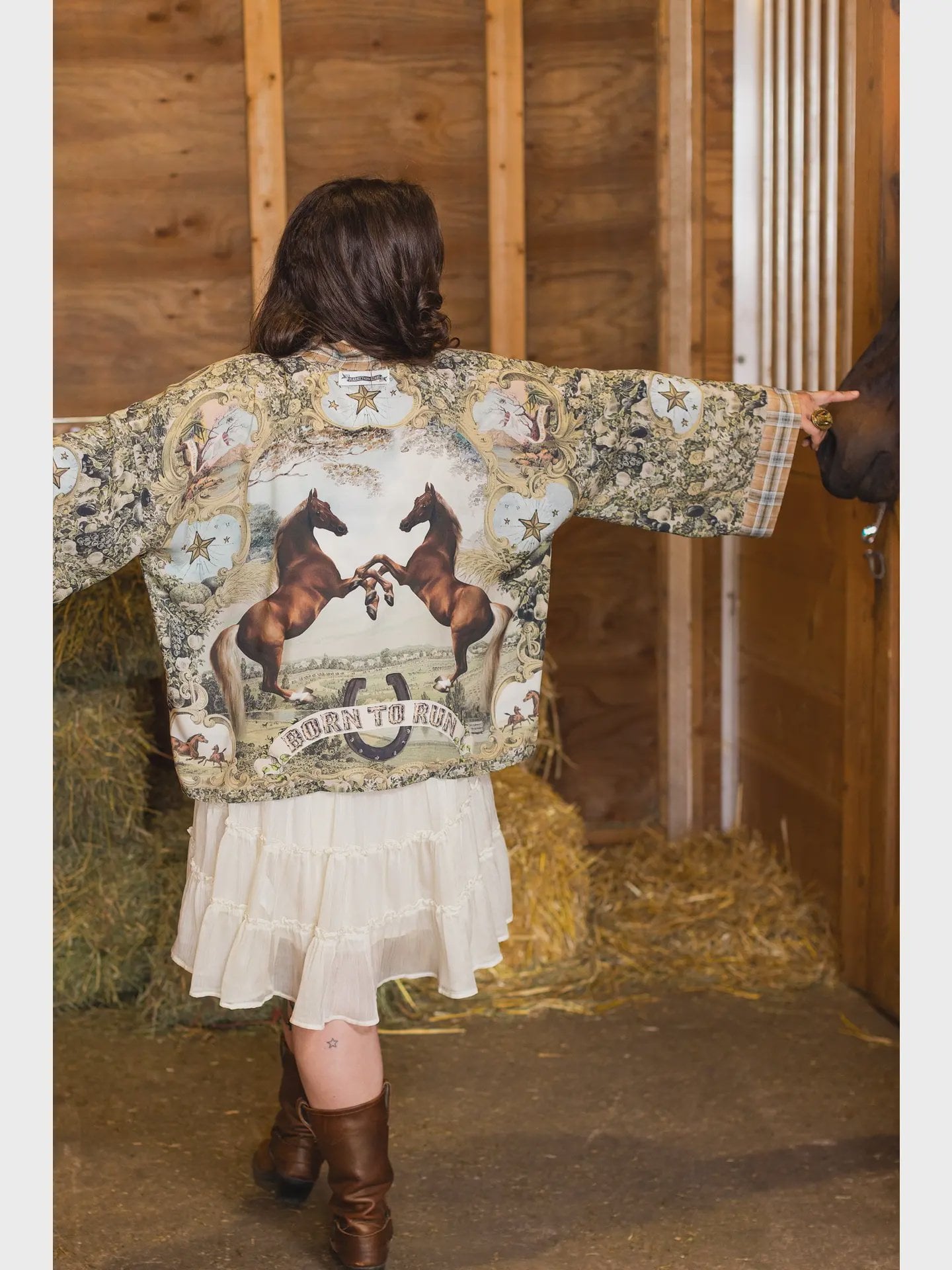 Pixie Duster Crop Kimono / Born to Run