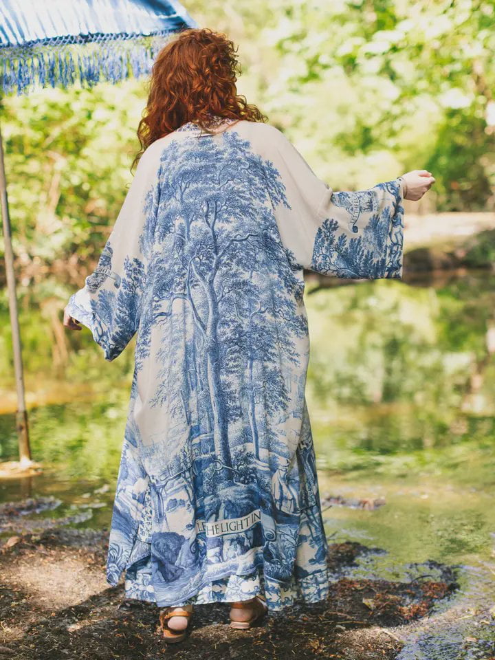 Opera Duster Kimono Robe / Let The Light In