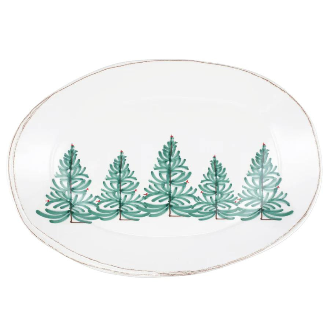 Melamine Lastra, Holiday - Oval Platter