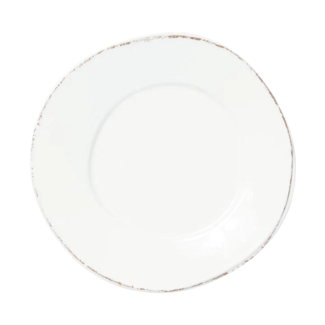 Melamine Lastra, White - Dinner Plate