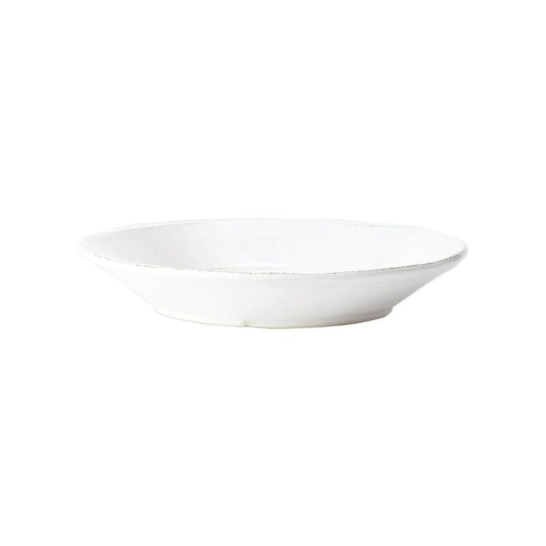 Melamine Lastra, White - Pasta Bowl