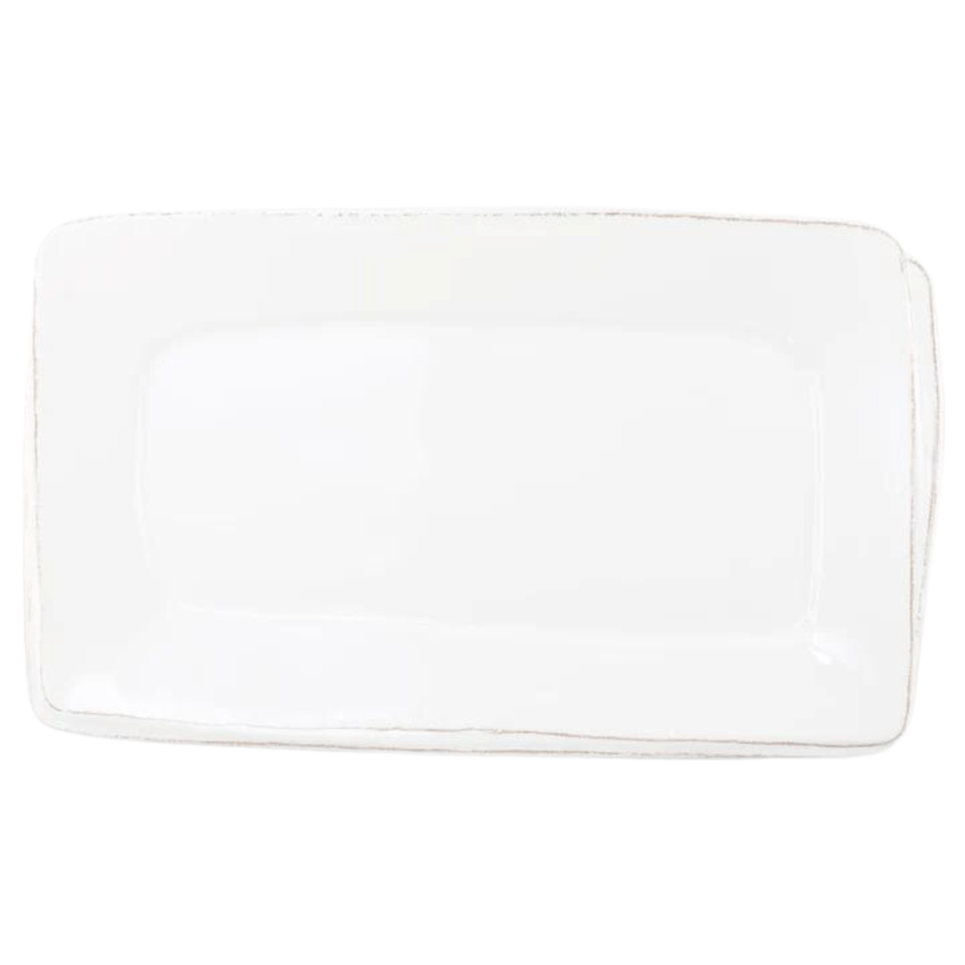 Melamine Lastra, White - Rectangular Platter