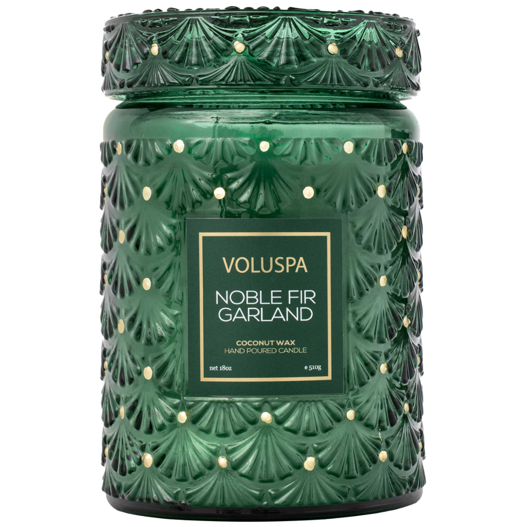 Noble Fir Garland Large Jar Candle