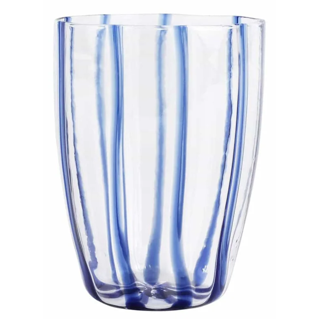 Nuovo Stripe - Tall Tumbler, Blue