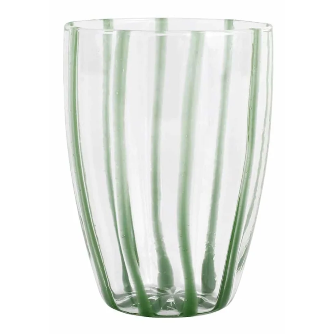 Nuovo Stripe - Tall Tumbler, Green