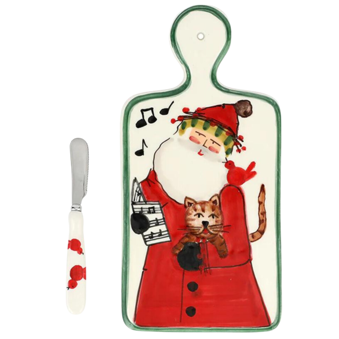 Old St. Nick  - Cheese Board with Spreader: Small