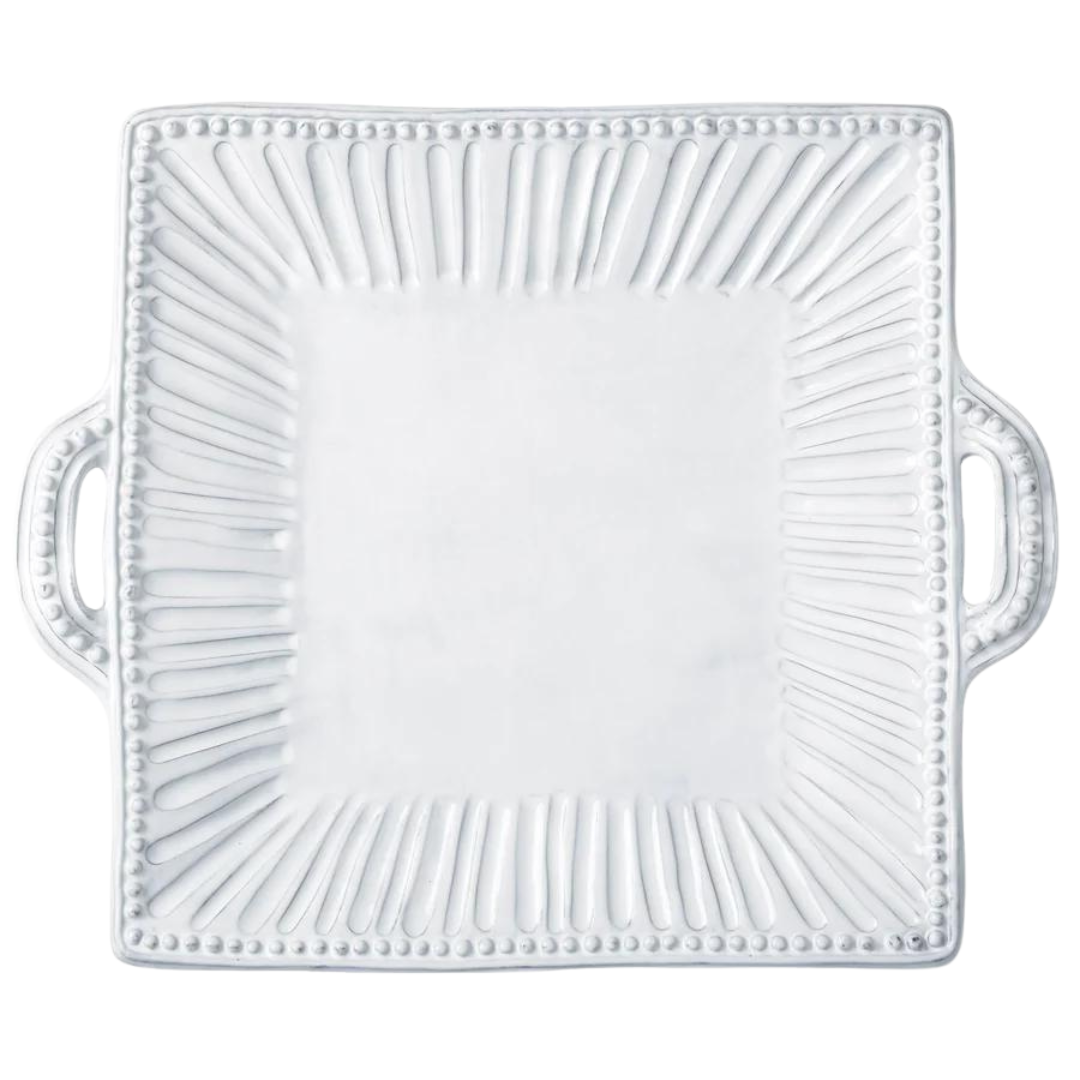 Incanto Stripe - Handled Square Platter