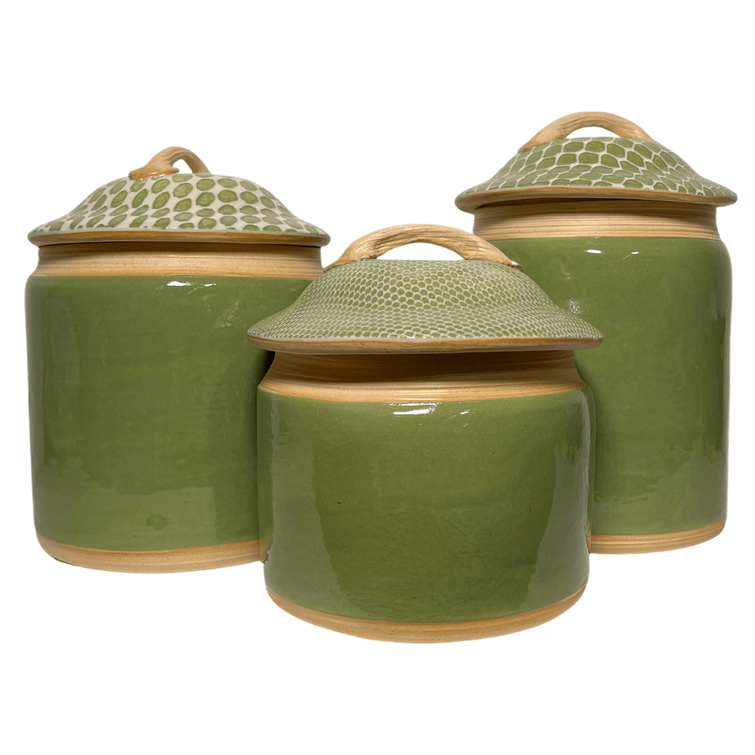 Three Piece Canister Set / Citrus