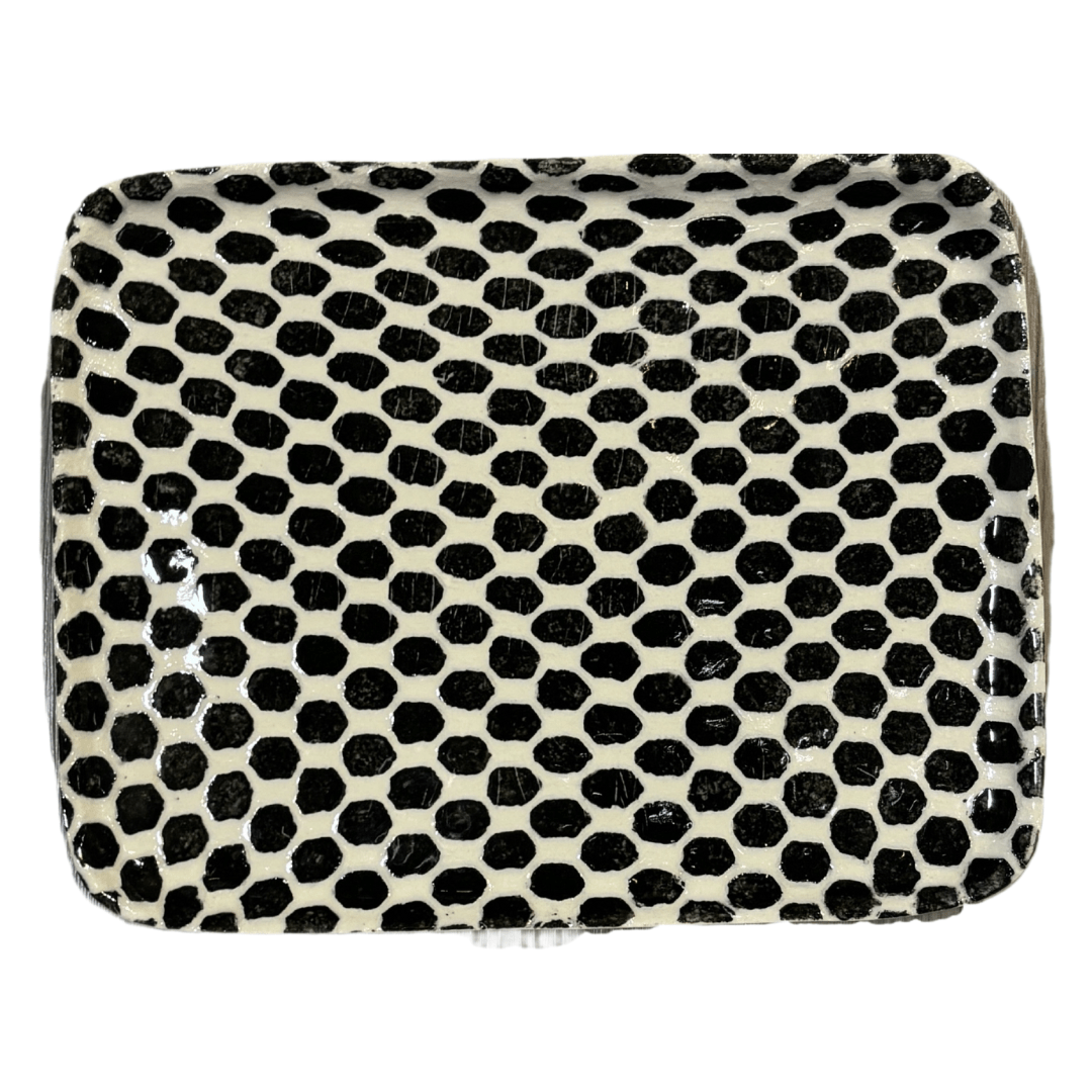 Tidbit Tray / Dot Black