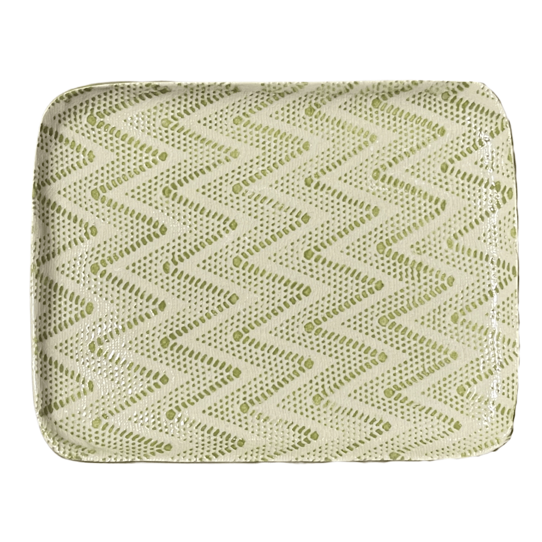 Tidbit Tray/ Chevron Citrus