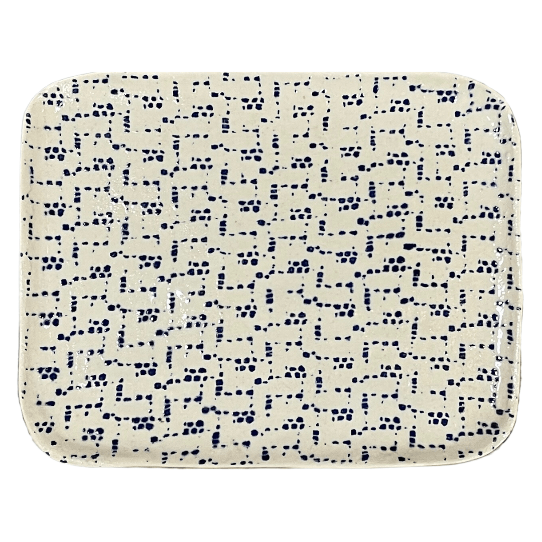 Tidbit Tray/ Maze Cobalt