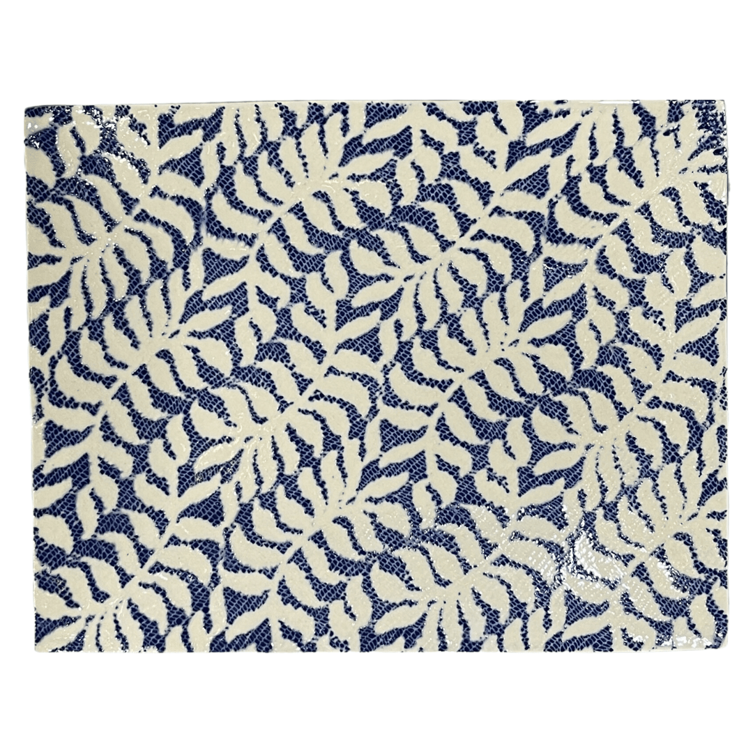 Charcuterie Tray/ Fern Cobalt