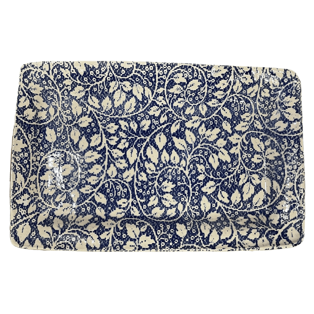 Large Party Platter/ Arcadia Cobalt