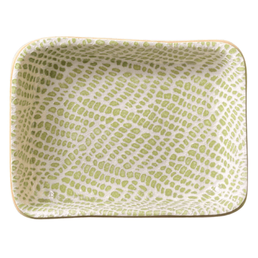 Rectangular Dip Bowl / Braid Citrus