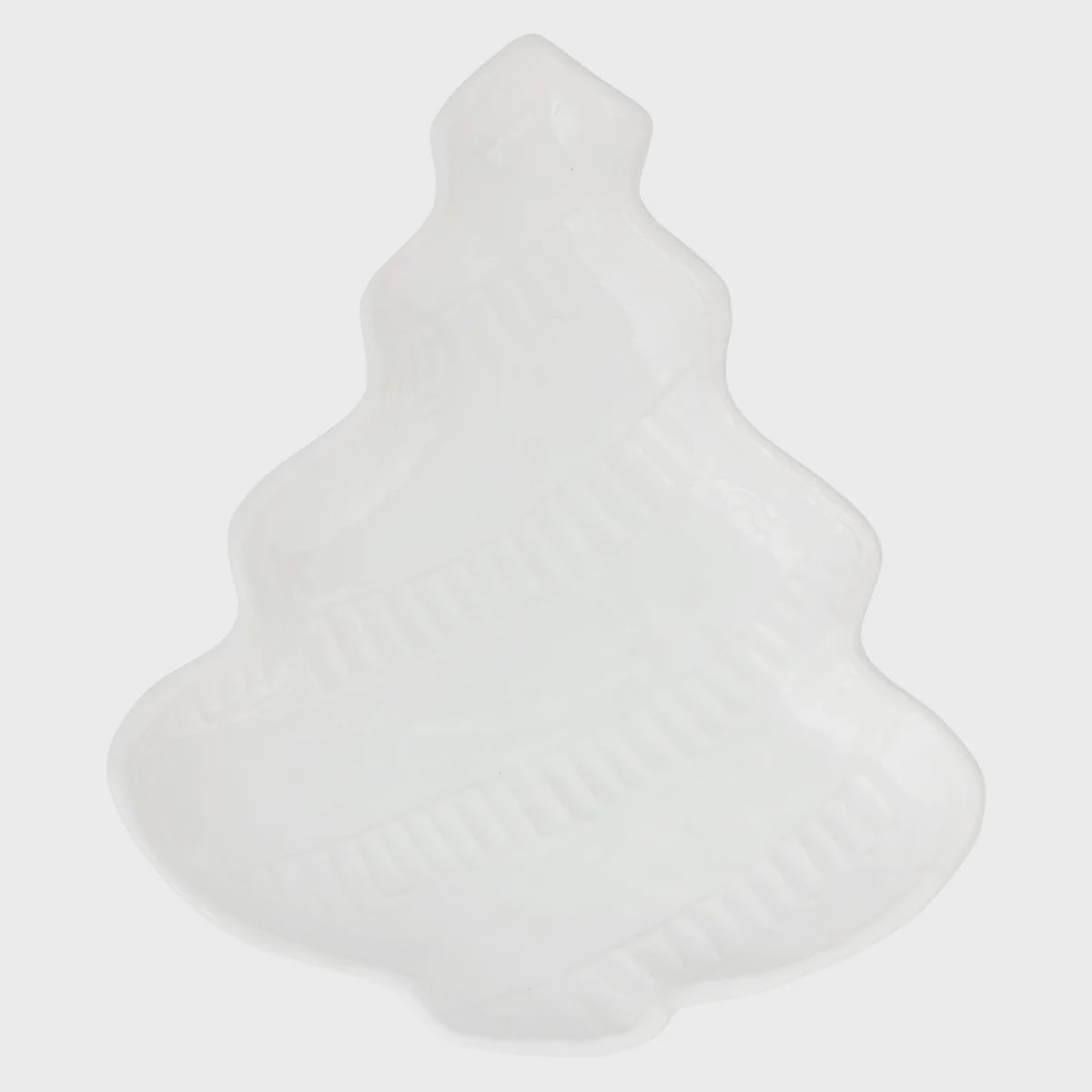 Pietra Natale Figural Tree Platter